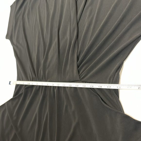 Excellent Black Pullover Kimono Dress Size M - Picture 9 of 14